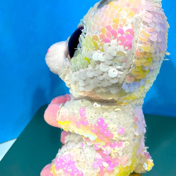 TY FLIPPABLES LIMITED COLLECTION NWT BONNIE (BUNNY) ATTACHED TAGS PRETTY SEQUINS - Picture 5 of 16